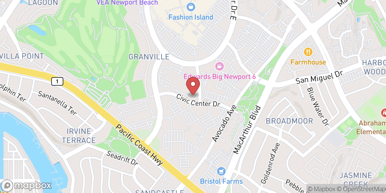Newport Cove Dermatology location map